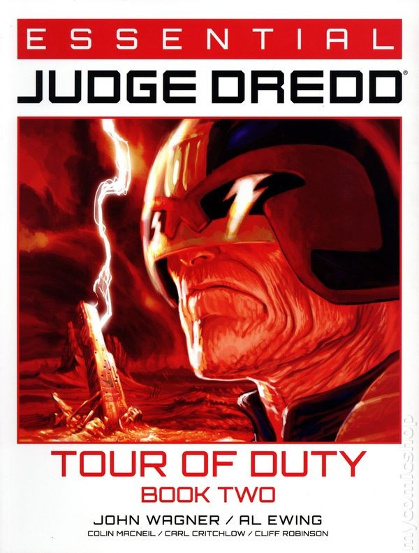 Essential Judge Dredd Tour of Duty TPB 2-1° NM 2024 immagine stock