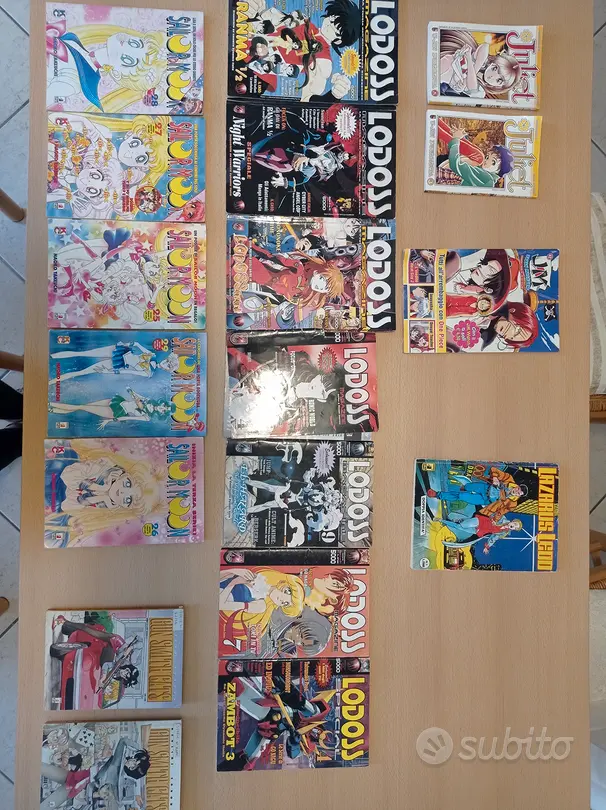 Manga hentai Juliet, Sailor Moon, Lodoss Magazine