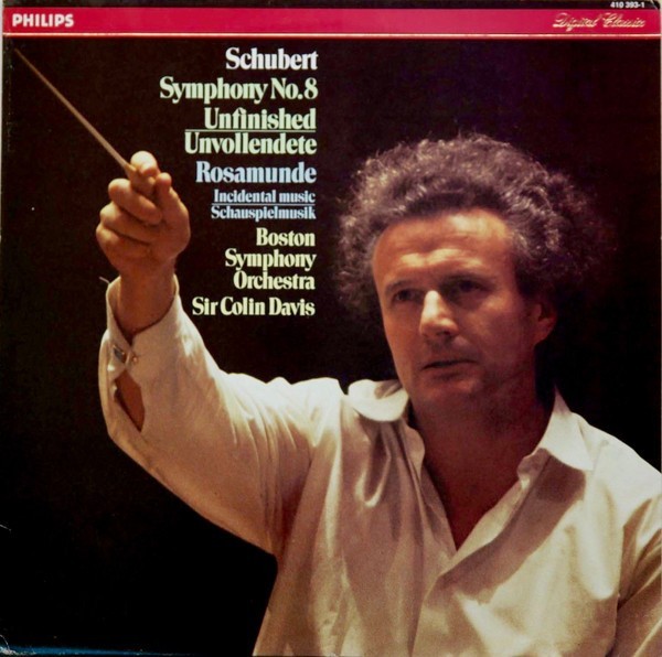 SCHUBERT SYMPHONY No 8 COLIN DAVIS 410 393 1 LP