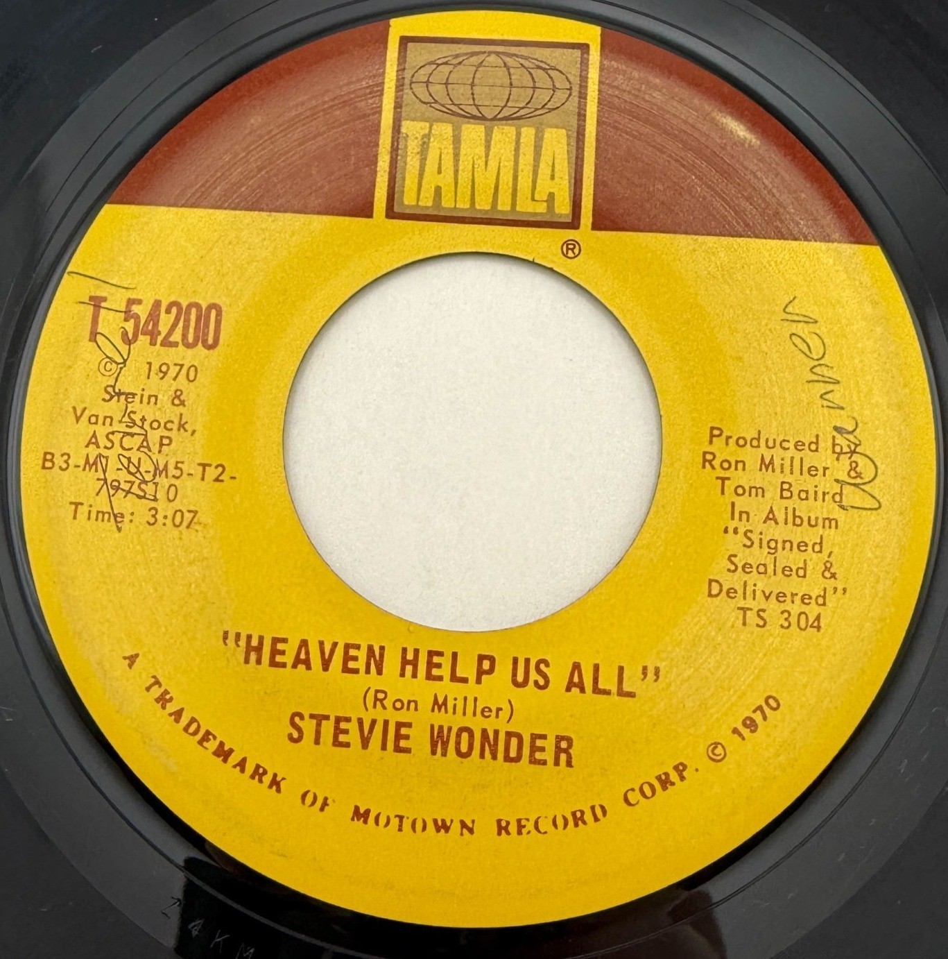 Stevie Wonder Heaven Help Us All / I Gotta Have a Song 45 Vinyl 60s Soul R&B