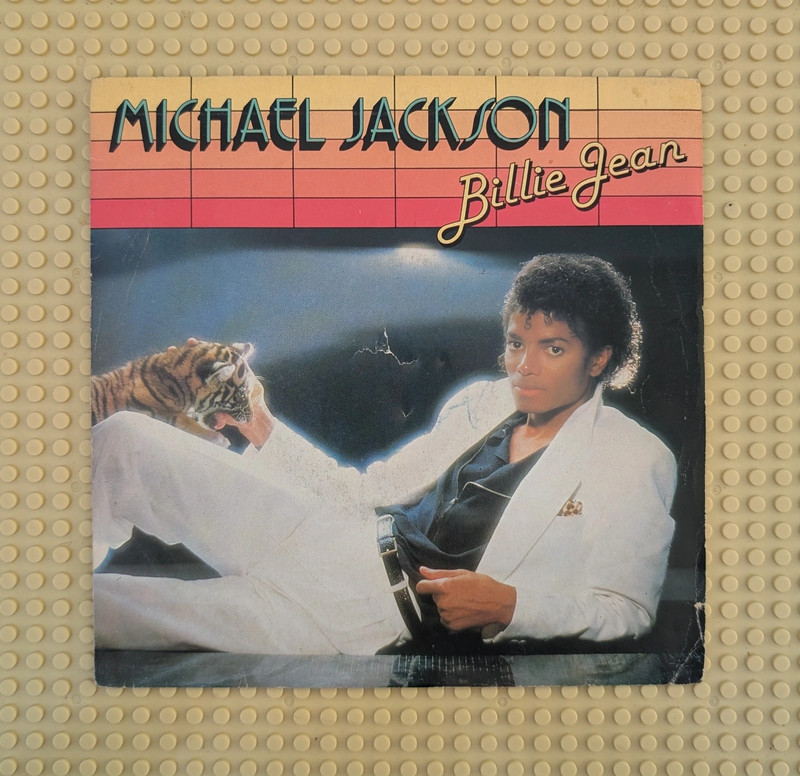 45t 1983 / Michael Jackson / Billie Jean / nettoyage ultrasons+pochette de protection