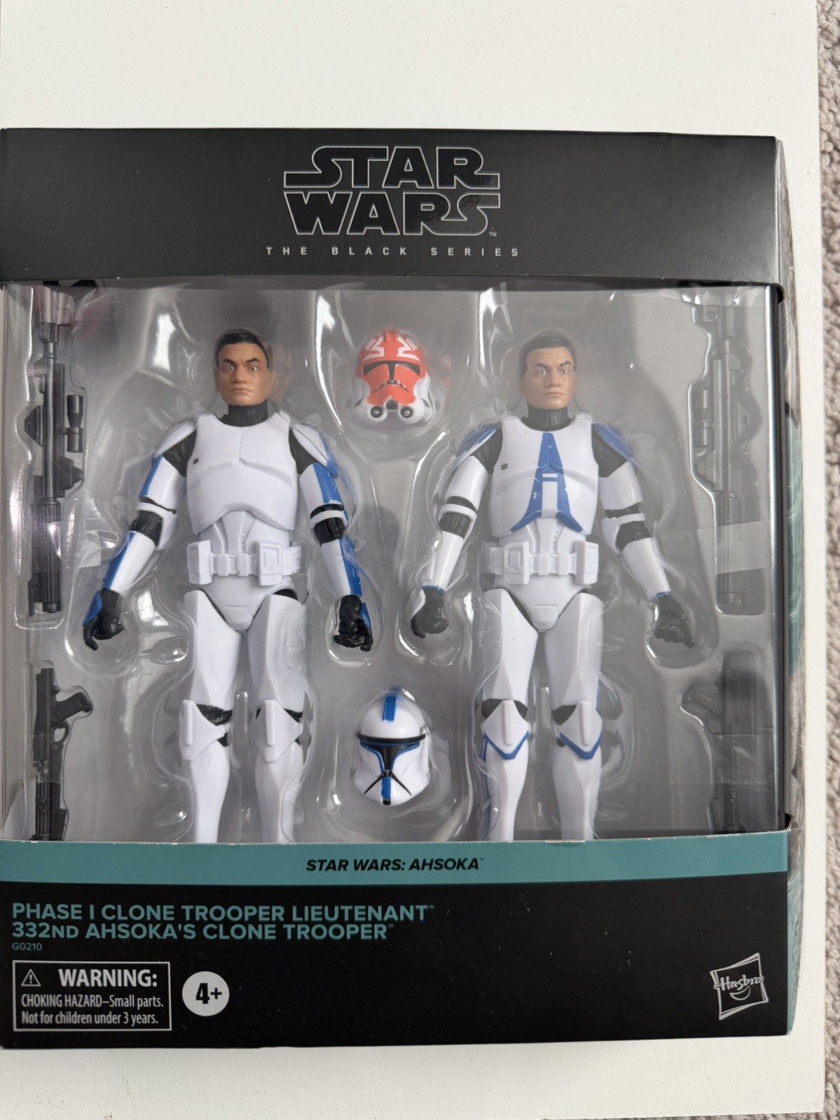 Star Wars Serie Nera 501° Clone Trooper Tenente e 332° Trooper Ahsoka