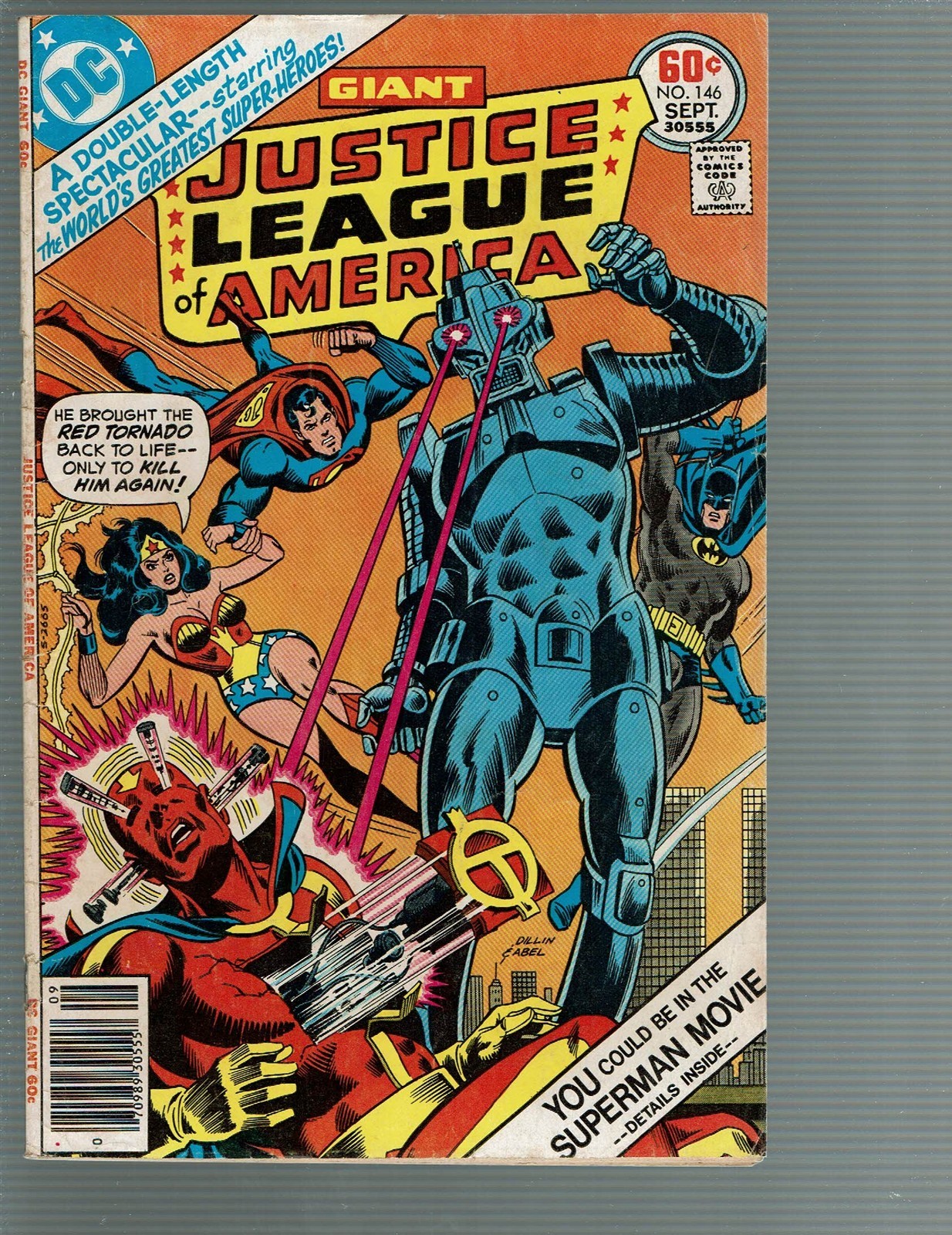 Justice League of America 146 Red Tornado Returns ottime condizioni