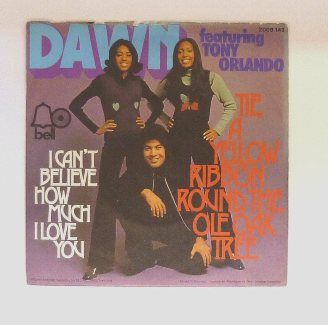 7" Singolo - DAWN - Lega Un Nastro Giallo .. Non Posso Credere - S4524