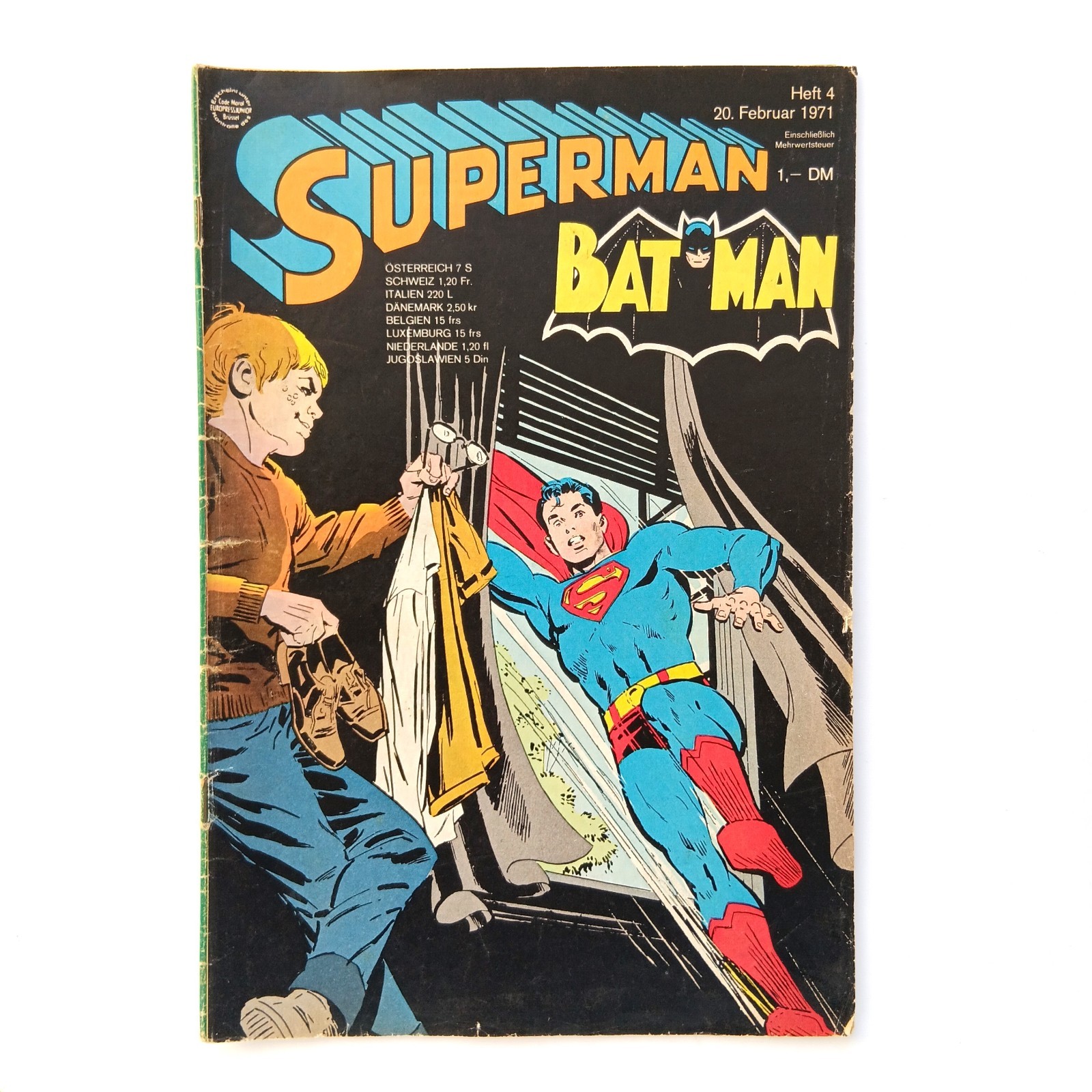 Superman Batman Quaderno 4 (1971) Ehapa | Z 2