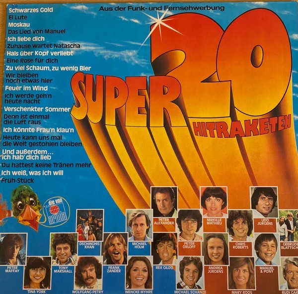 Vari - Super 20 - Hitraketen Vinyl LP Stereo Compilation Comp Electronic 0144