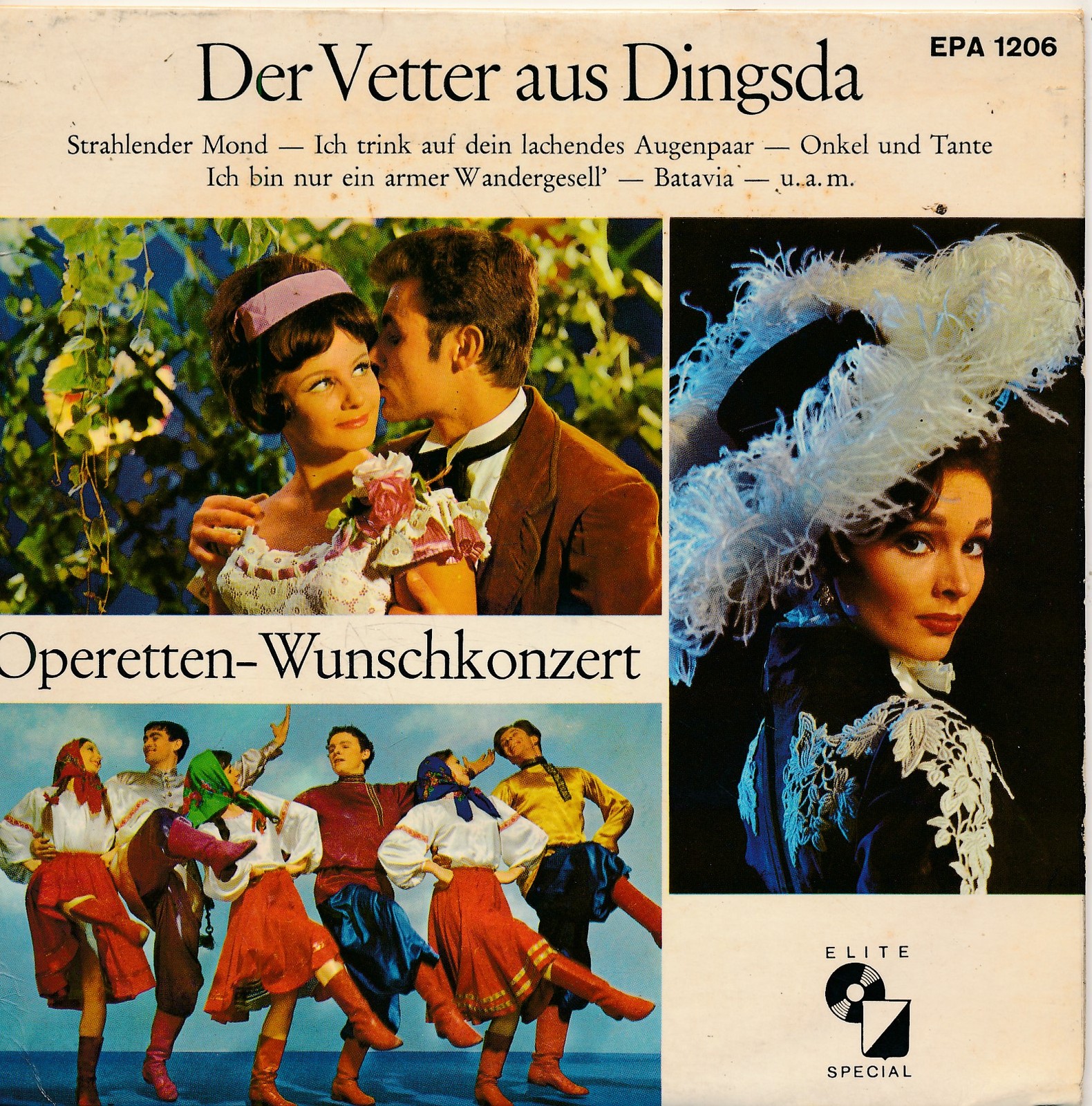 Der Vetter aus Dingsda - Operetten-Wunschkonzert - Single 7" Vinyl 217/06