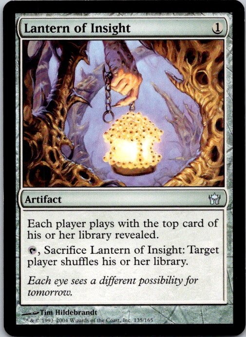 Lot of 6 MTG Magic The Gathering Lantern of Insight Fifth Dawn See Scans
