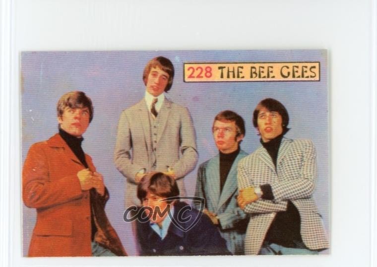 1968 Panini Cantanti Bisvalida Back Bee Gees #228 1sp8