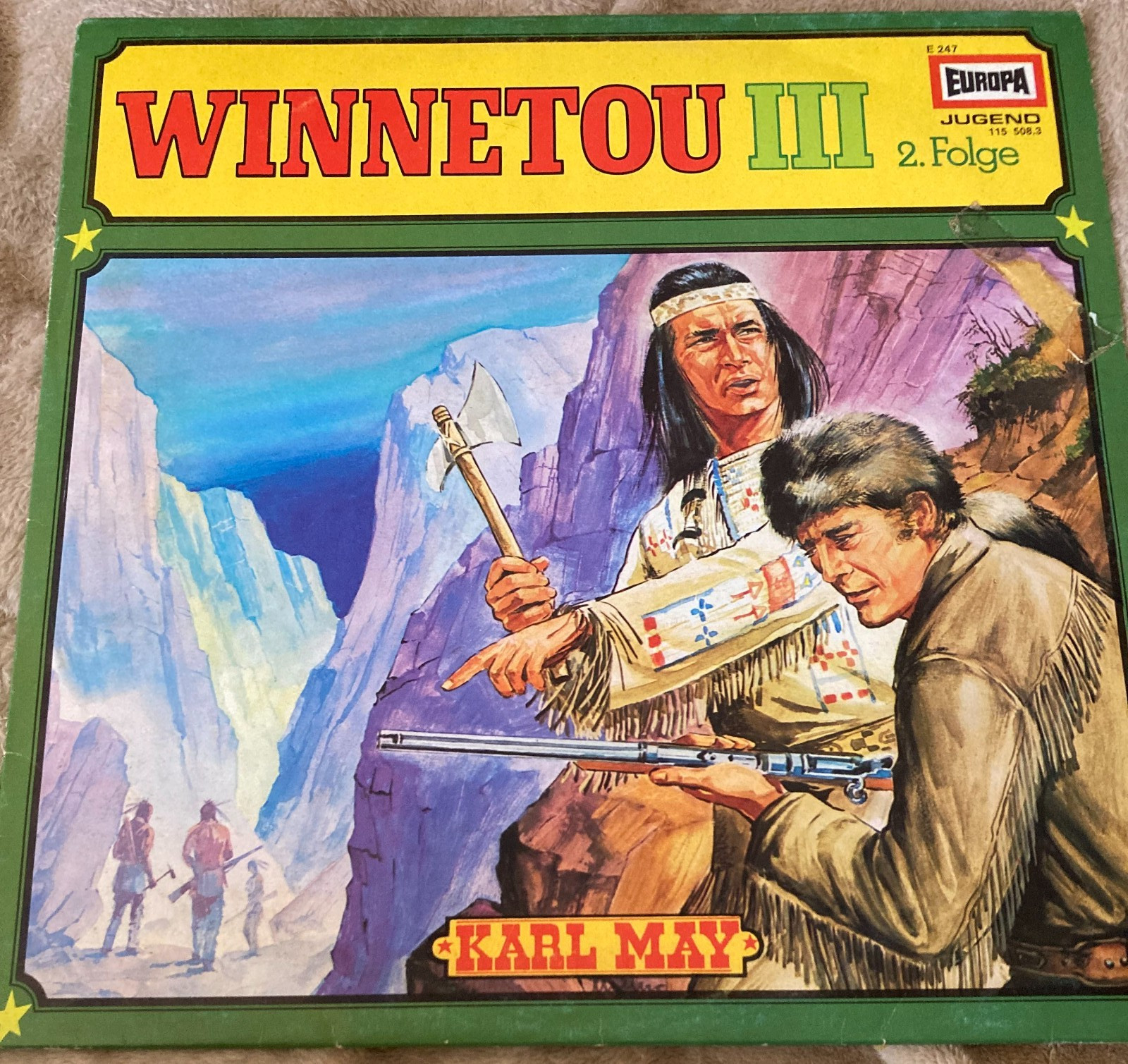 WINNETOU III 2. Folge LP Europa Vinile 12" Stereo 33 U/min 1968