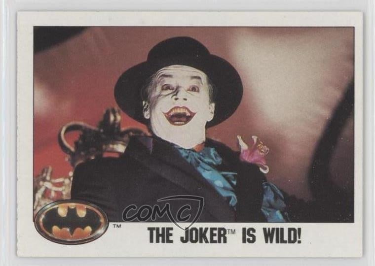 Topps Batman 1989 Il Joker è selvaggio! #93 uk2