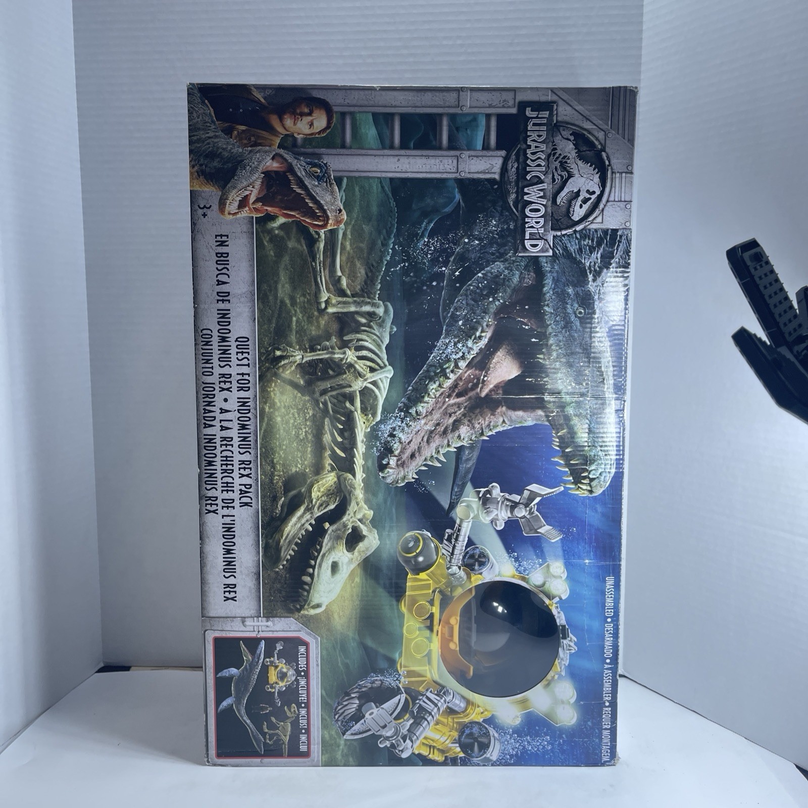 Mattel Jurassic World Quest for Indominus Rex Pack 2018 nuovo