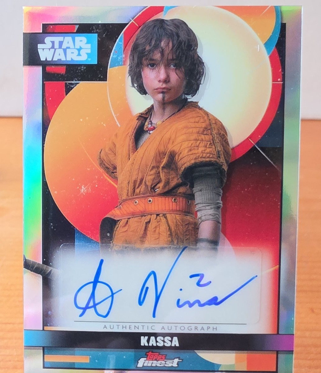 Autografo 2023 Topps Finest Star Wars Kassa Antonio Viña