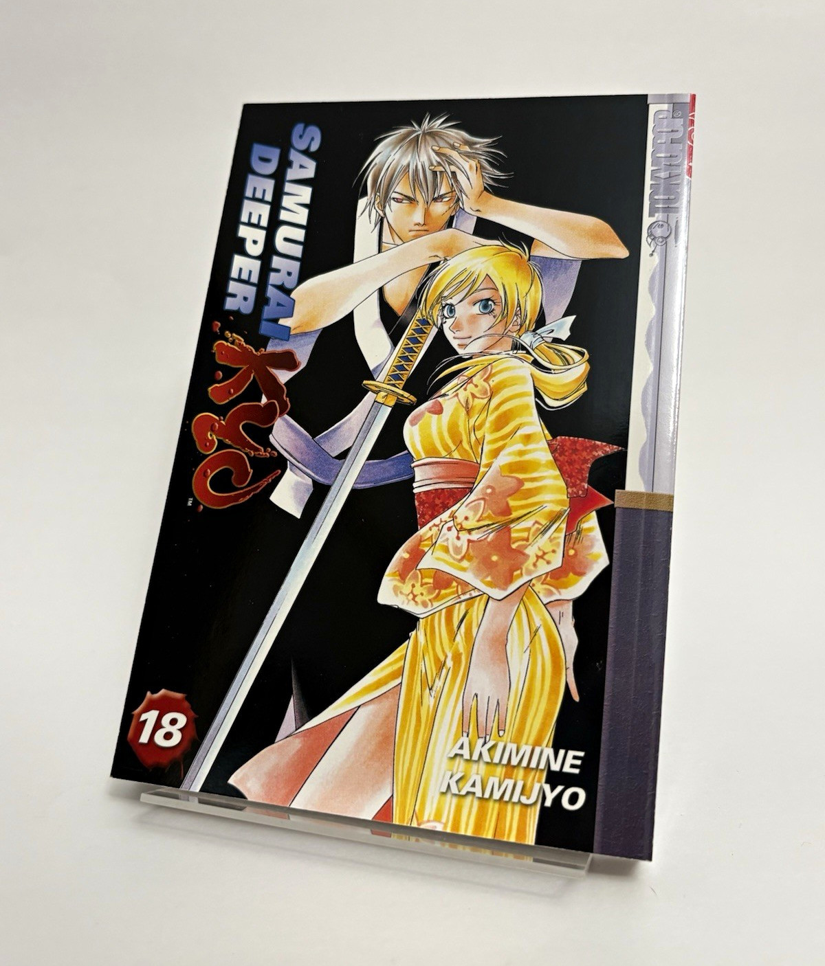Samurai Deeper Kyo Vol. 18 Action Manga Akimine Kamijyo Tokyopop inglese TPB
