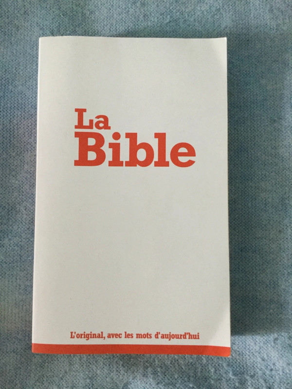 Livre Religieux "La Bible" L'original avec les mots d'aujourd'hui
