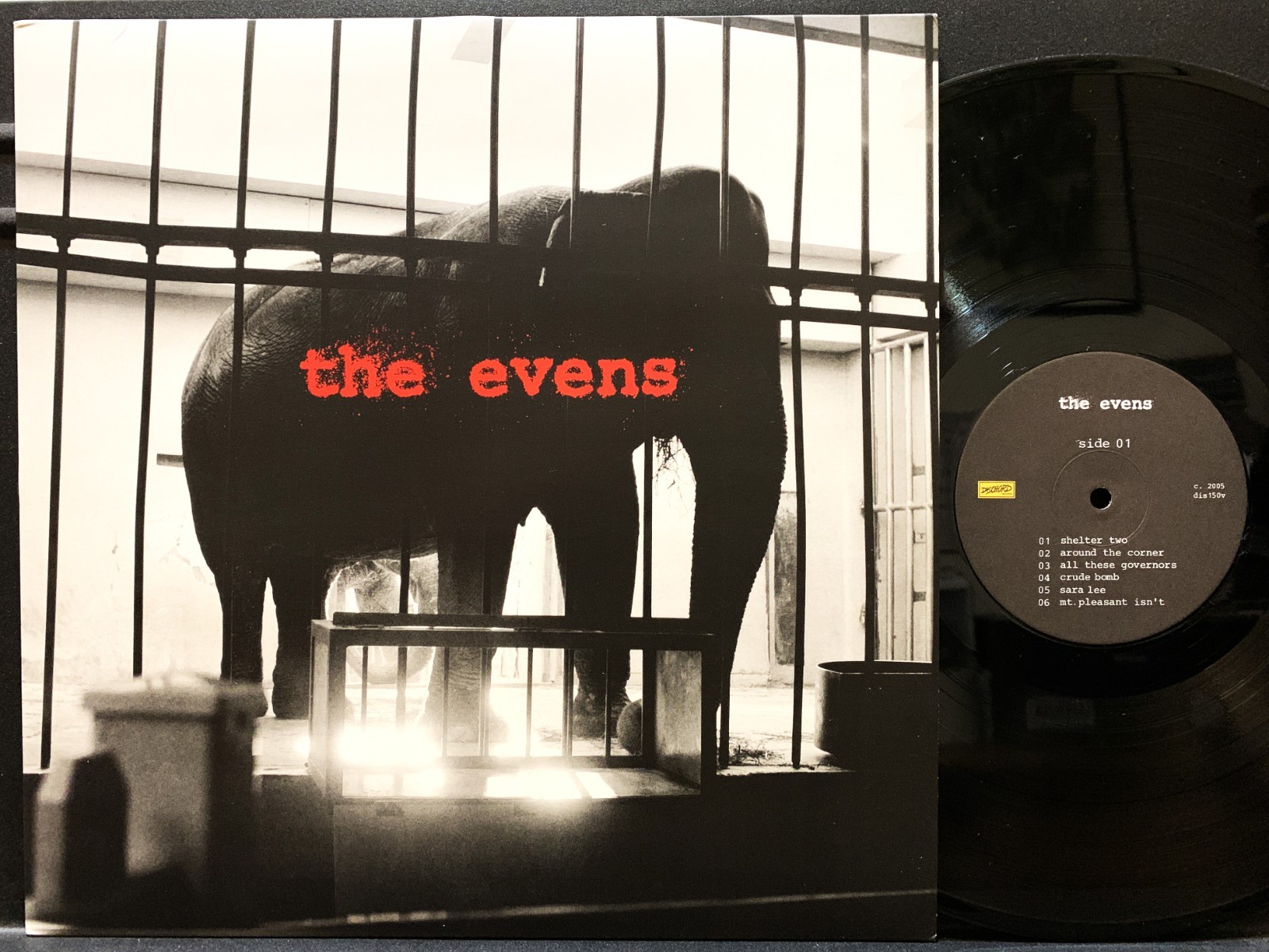 LP The Evens (Fugazi) USA 2005 1st Pressing Dischord Records LP NM-/NM-