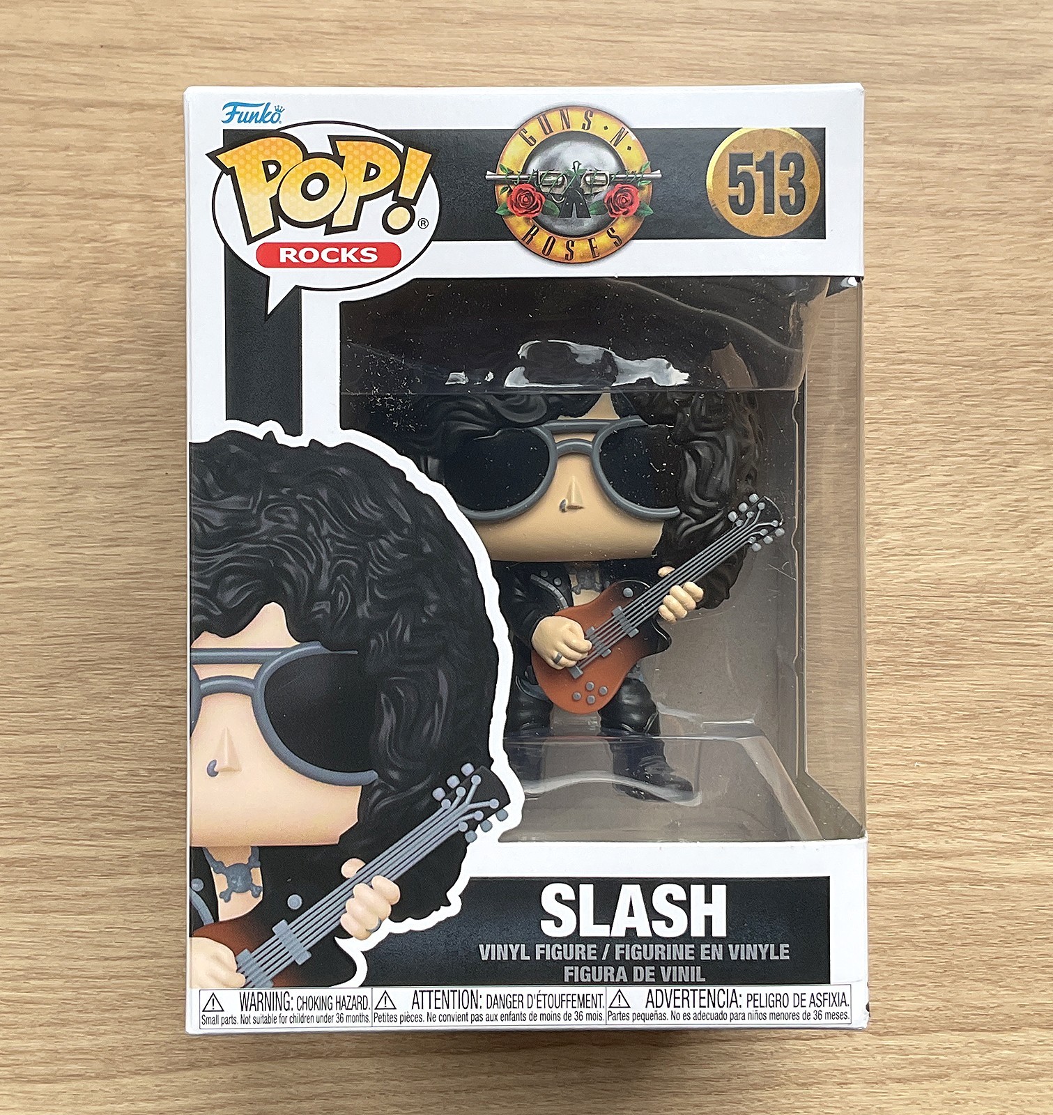 Funko Pop Rocks Guns N Roses Slash November Rain #513 + Free Protector