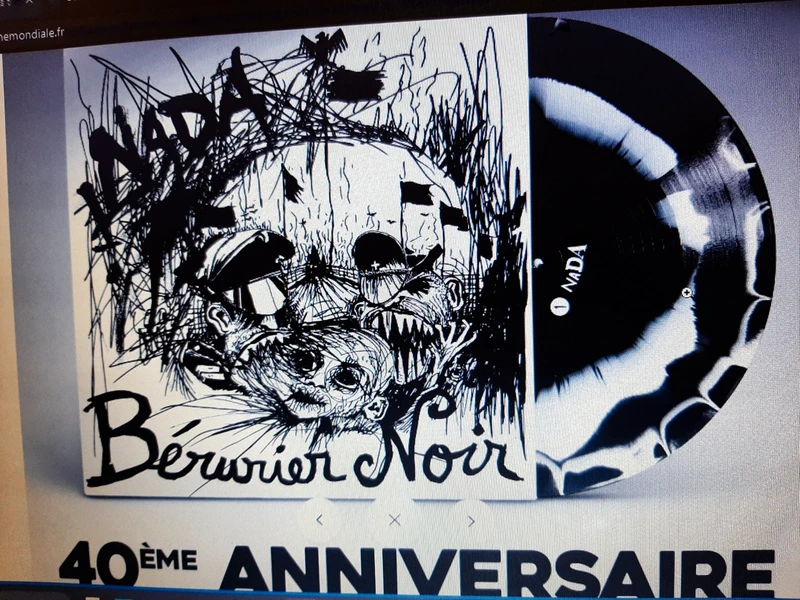 Vinyle Berurier Noir titre Nada EP