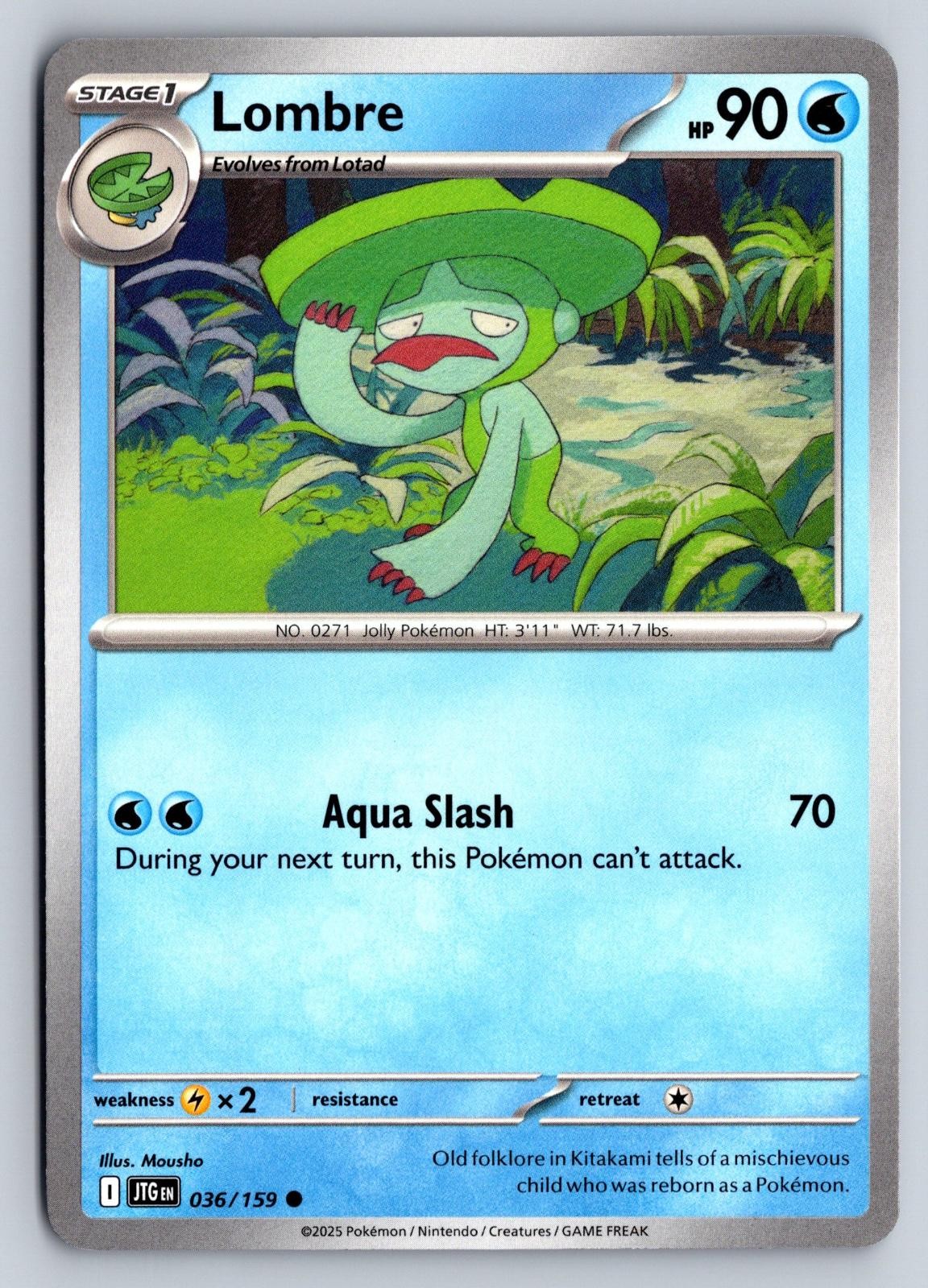 Lombre 036/159 Viaggio Insieme Pokemon Mousho