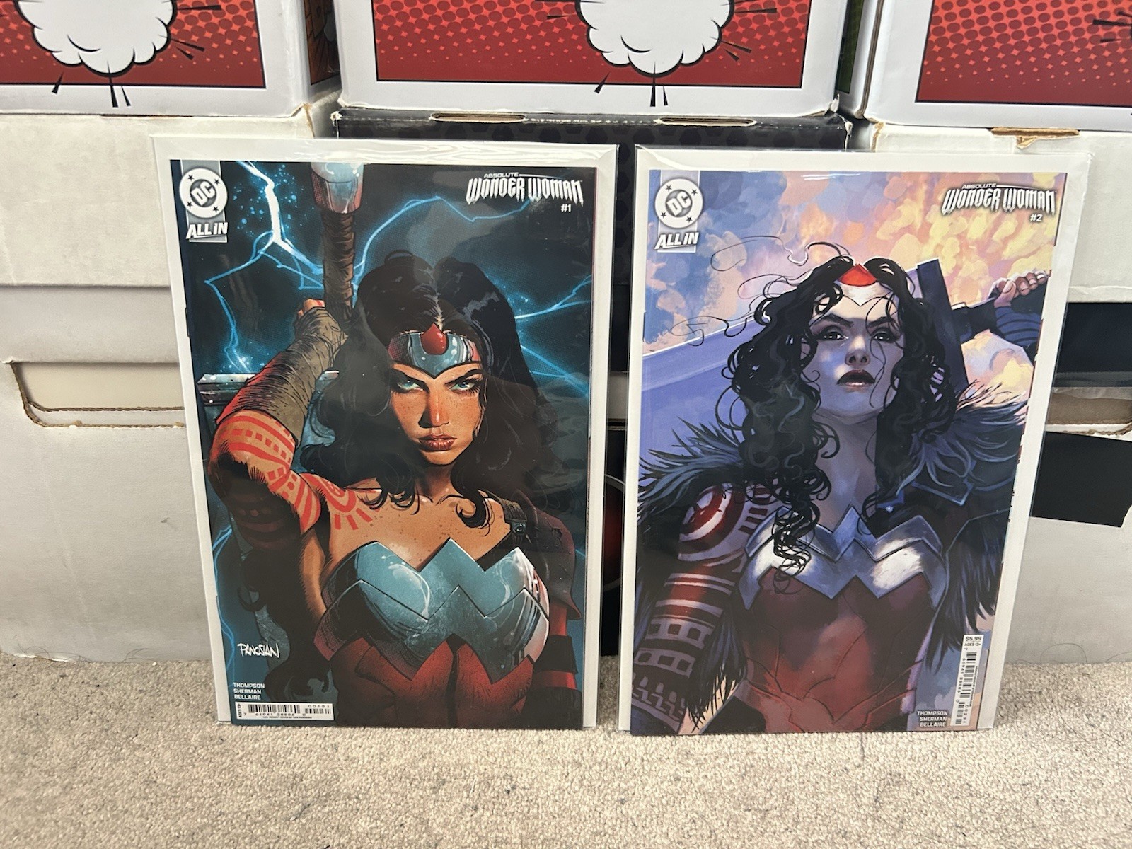 Lotto Absolute Wonder Woman 1 Panosian 1-22 - Annuale #1 prima stampa e libro bonus!