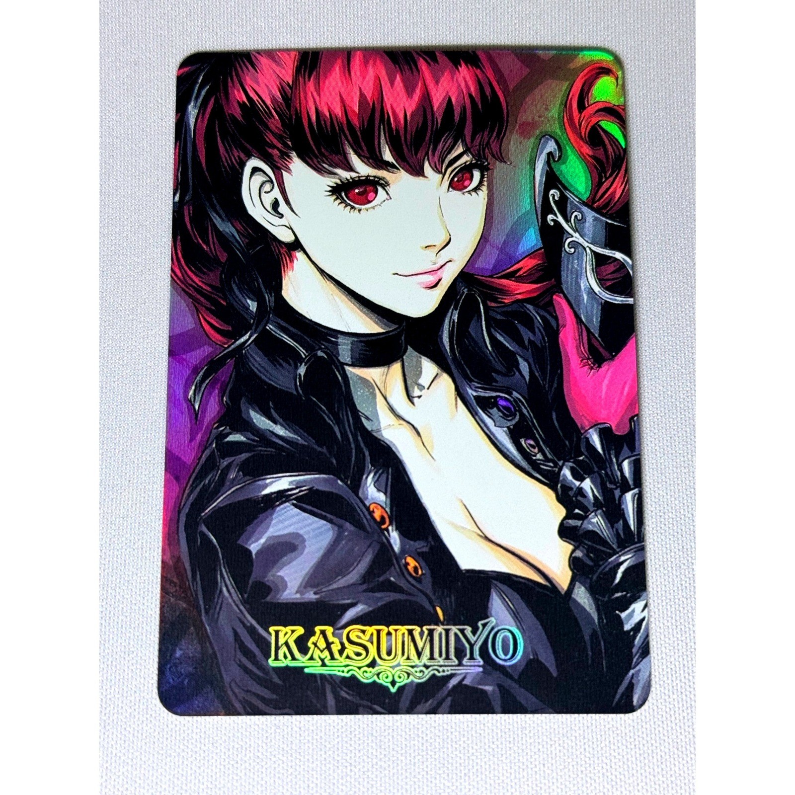 Kasumiyo - Persona 5 - Bandai Carddass - Holographic Trading Card
