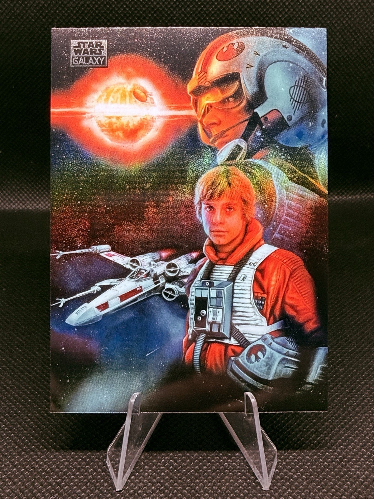 2026 Topps Chrome Star Wars Galaxy #44 Fidati della Forza Rifrattore