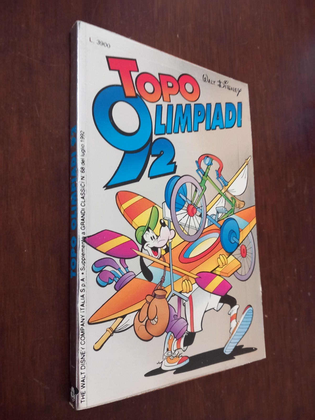 B6719 DISNEY TOPO OLIMPIADI 1992 SUPPL. A GRANDI CLASSICI N°68 1992