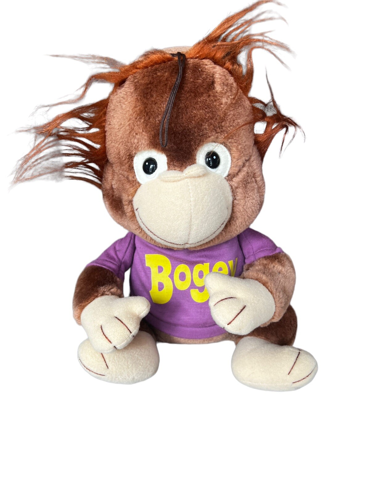 Vintage Hasbro Softies Bogey Orango Peluche Camicia Racconti Scimmia 1981