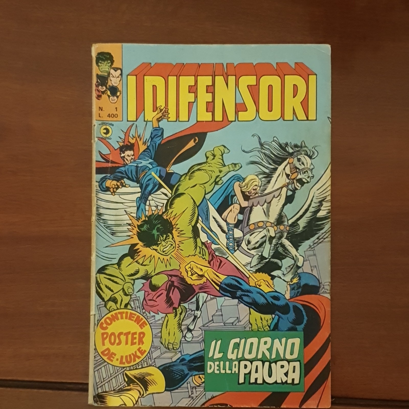 I Difensori n. 1 Il giorno della paura 1976, Roy Thomas/Ross Andru
