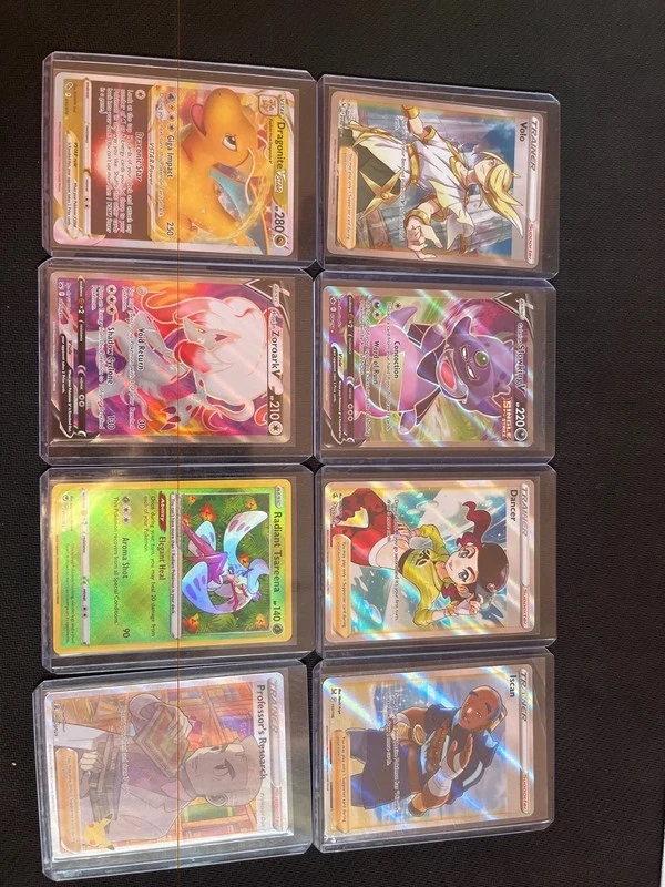 Pokemon kaarten kleine collectie trainer dragonite radiant kaart v