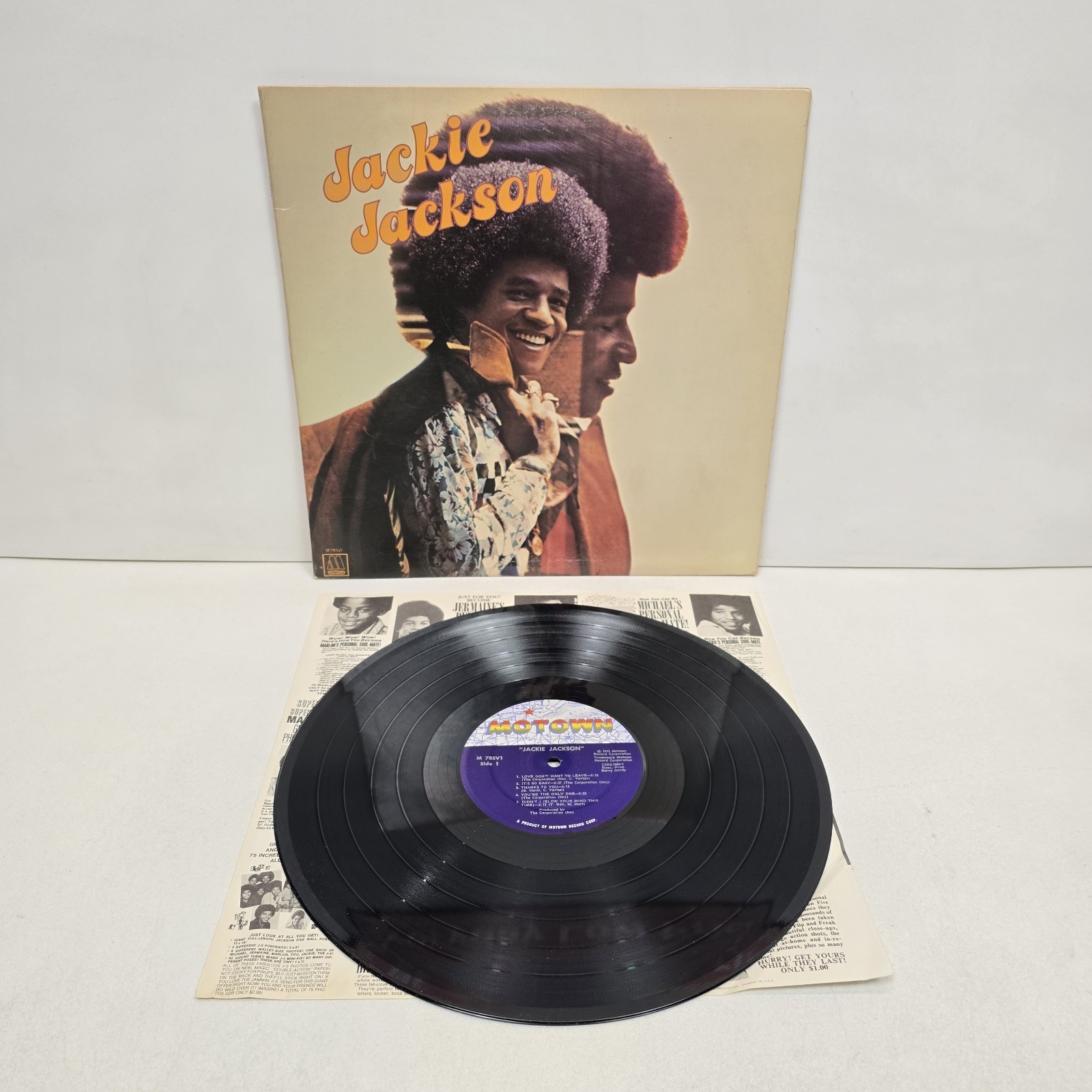 Jackie Jackson 1973 Vinyl LP Jackson 5 MOTOWN M785V1