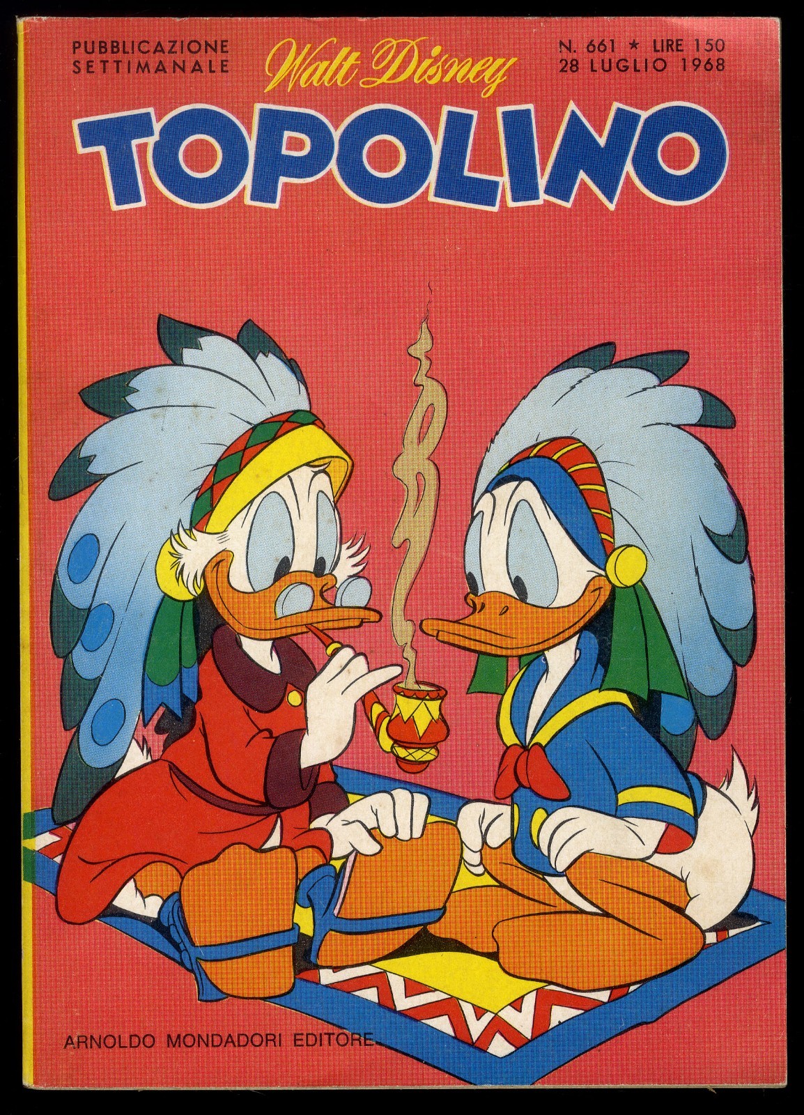 TOPOLINO N° 661 - 28 LUGLIO 1968 - CON BOLLINI - CONDIZIONE OTTIMO +