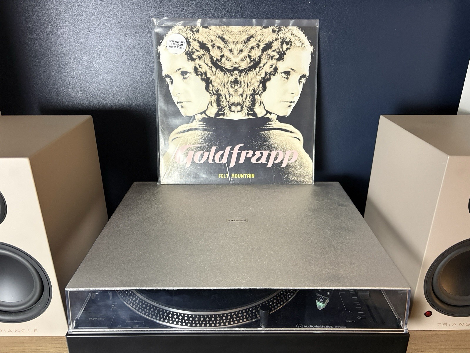 Goldfrapp Felt Mountain EUR 2015 Reissue 180g White Vinyl Ex/VG++