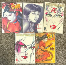 Lotto fumetti Shi: Cielo e Terra (5) #’s 1-4 con #1 prima edizione