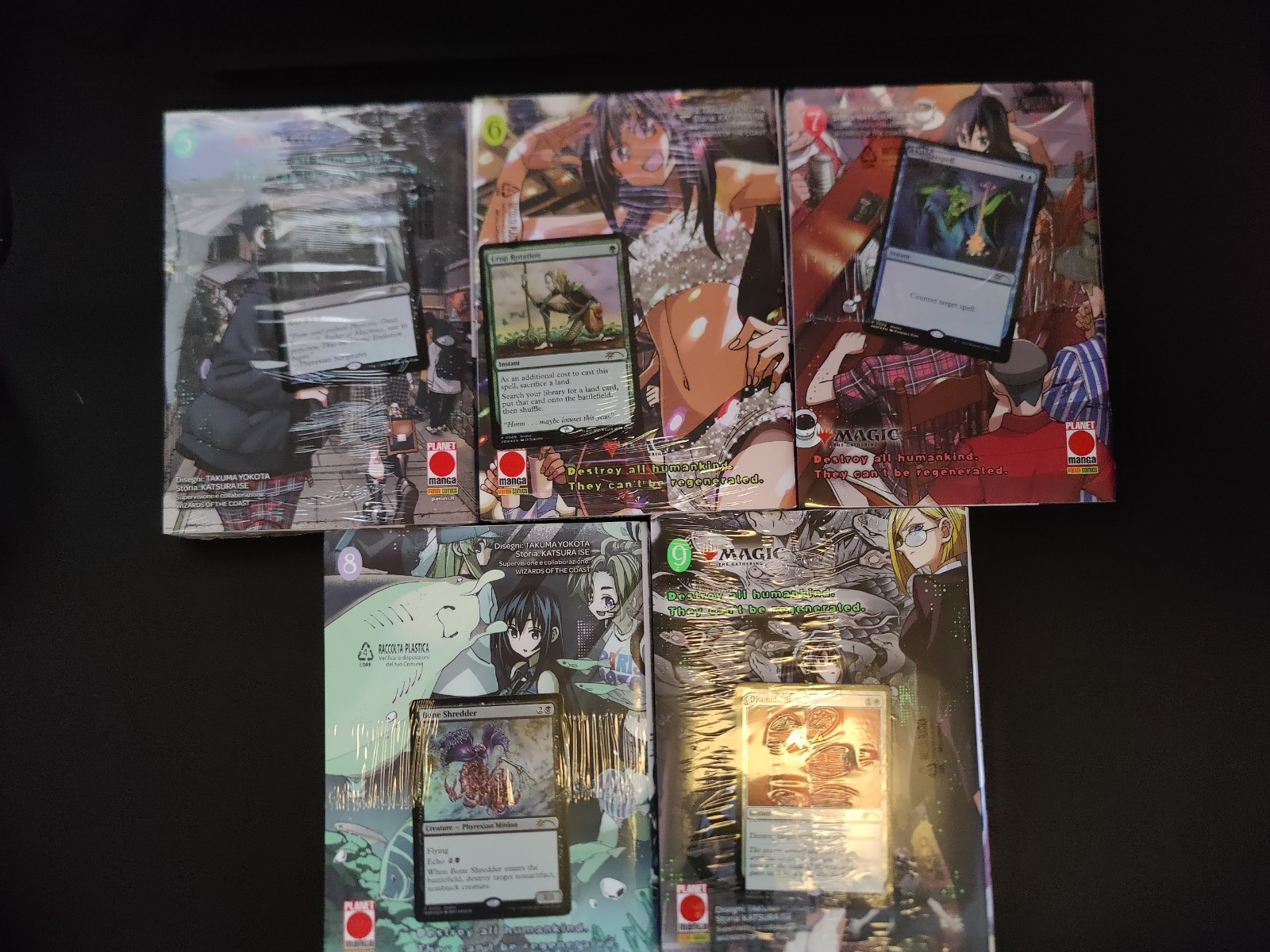 MAGIC DESTROY ALL HUMANKIND 5-9 Sigillati + Carte Promo Foil - Planet Manga