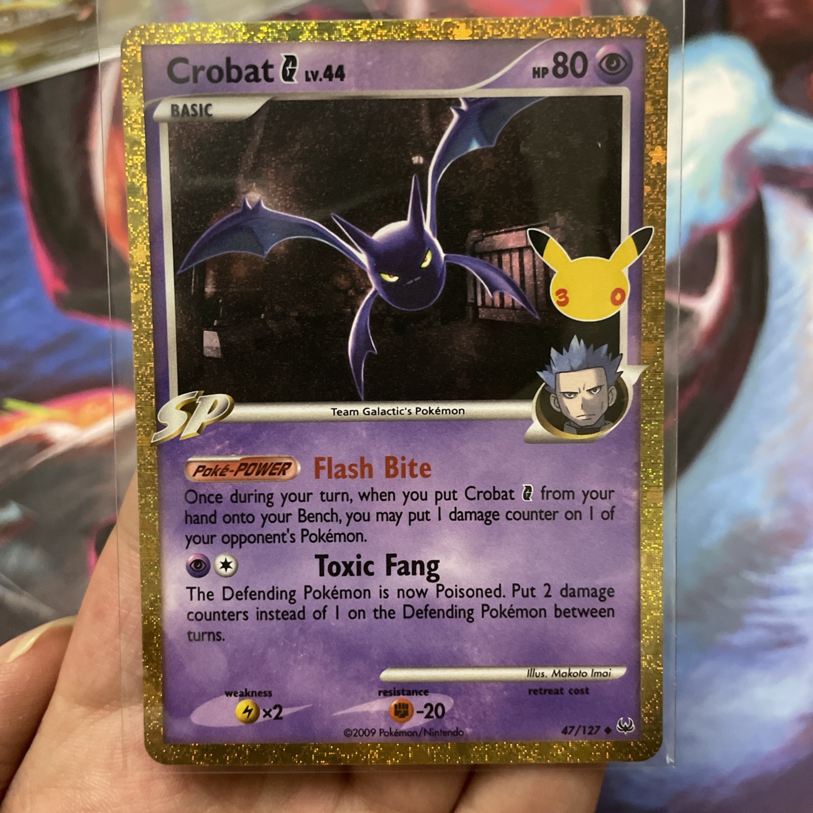 Crobat G 47/127 Holo ME: 30° Celebrazione Collezione Classica Pokemon NM