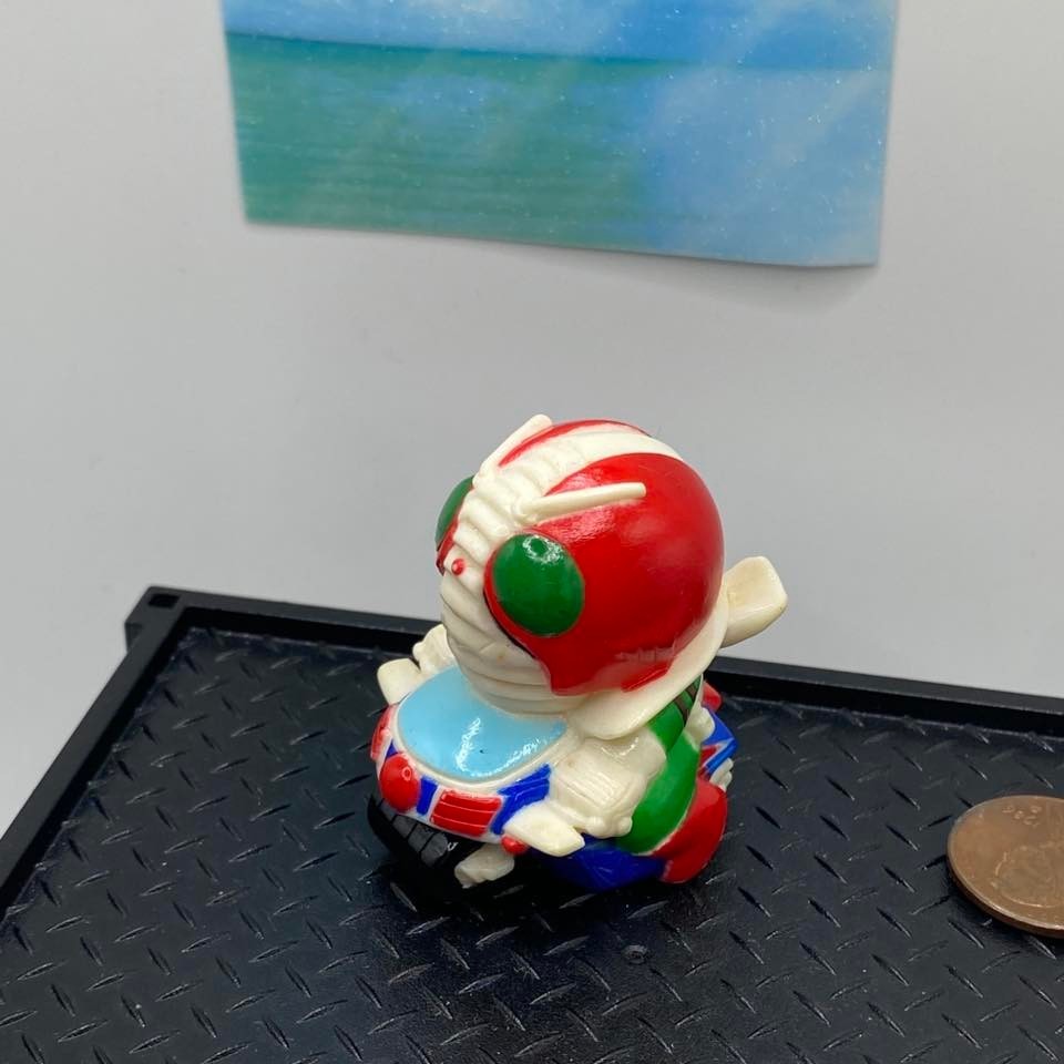 Bandai @ction Ride Kamen Rider V3 Mini Figure 2" Gashapon Bici Capsula Giocattolo SD