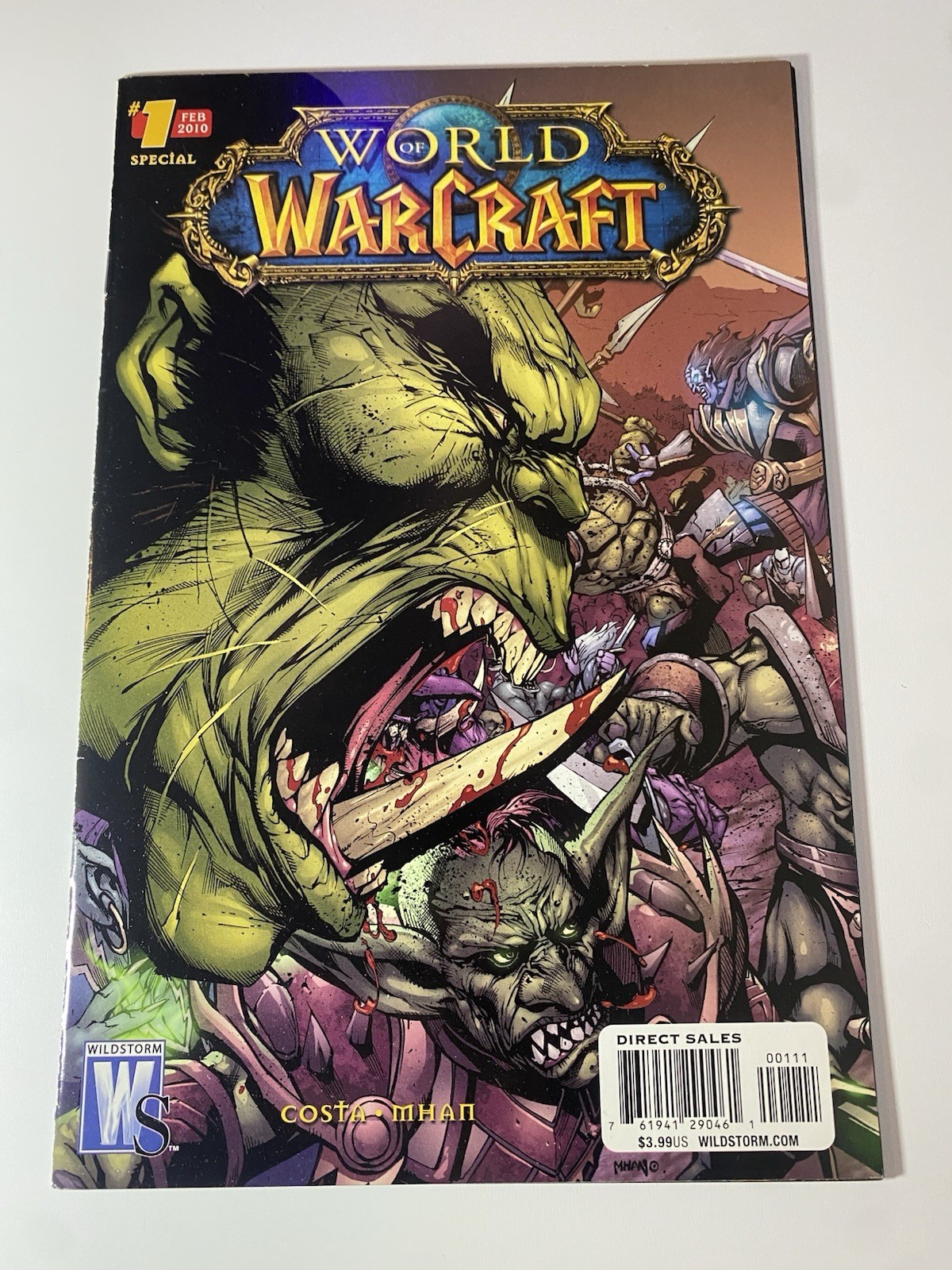 World of Warcraft Special #1 Pop Mhan (B) Cover Variant DC Comics (Wildstorm)