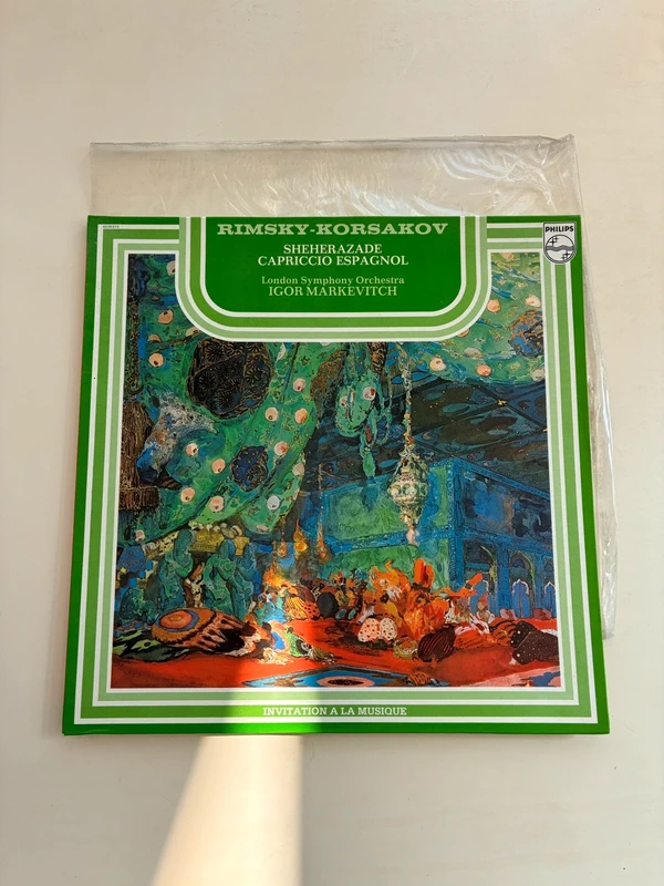 Disque vinyle Rimsky-Korsakov Sheherazade Igor Markevitch