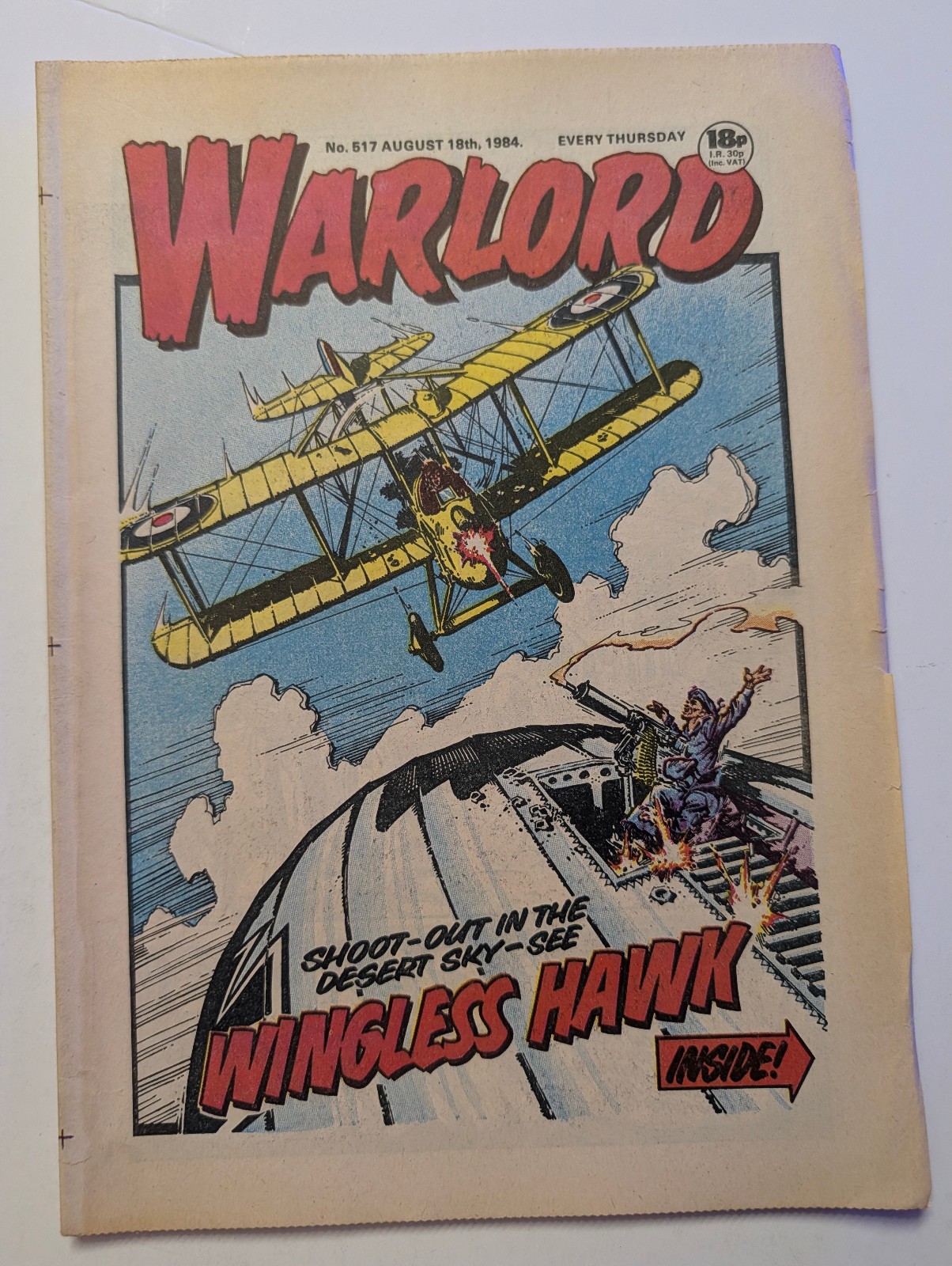 Warlord Comic No 517, August 18th 1984.