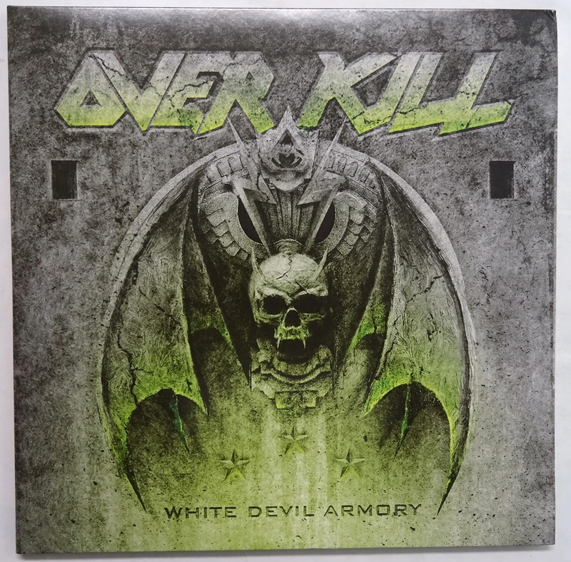 Overkill White Devil Armony 2LP clear w/green yellow grey splatter Vinyl 500 copies Mailorder only