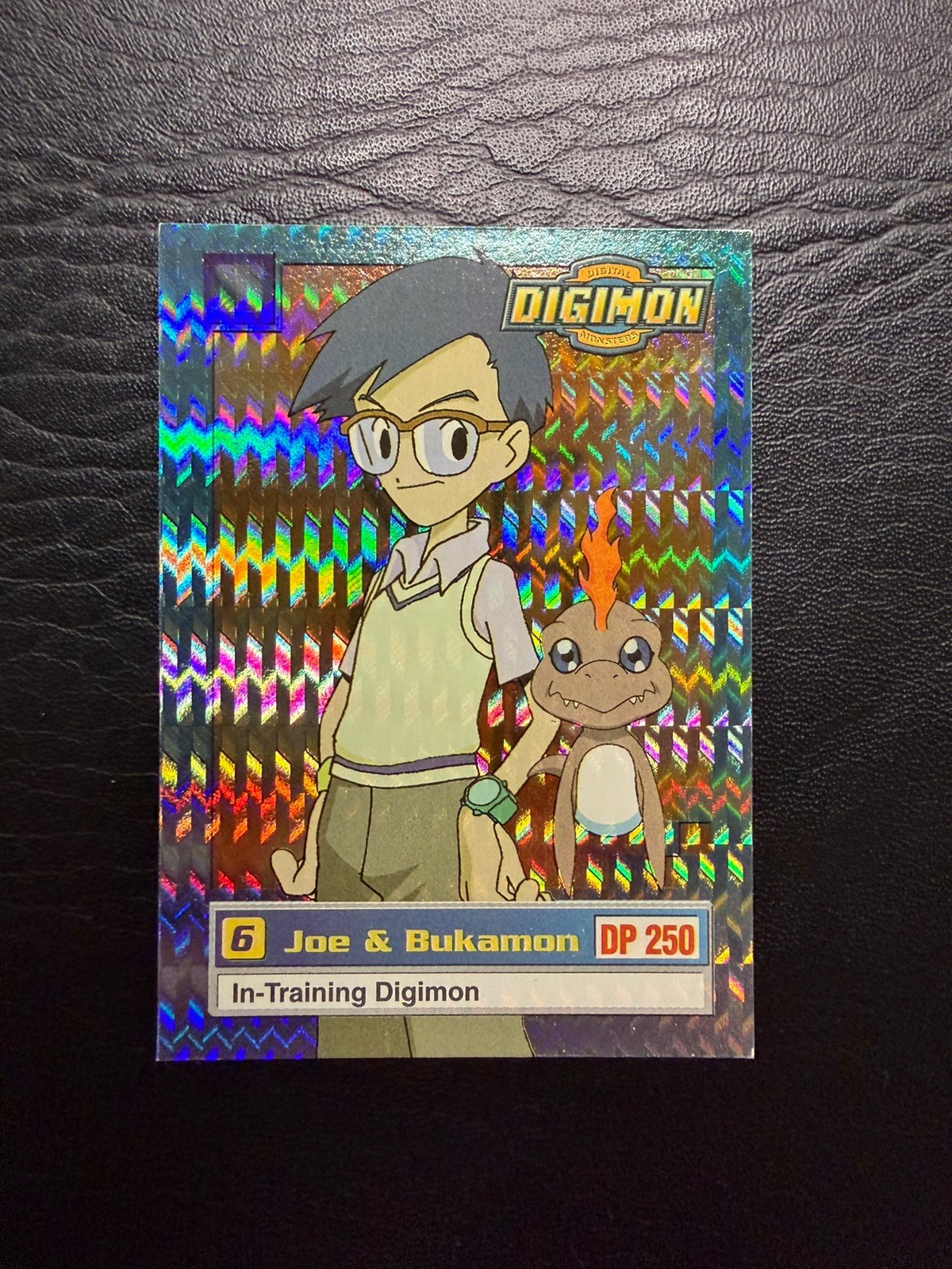 Digimon serie animata 1999 Trading Card Bandai Holo Prism Joe & Bukamon 9/34