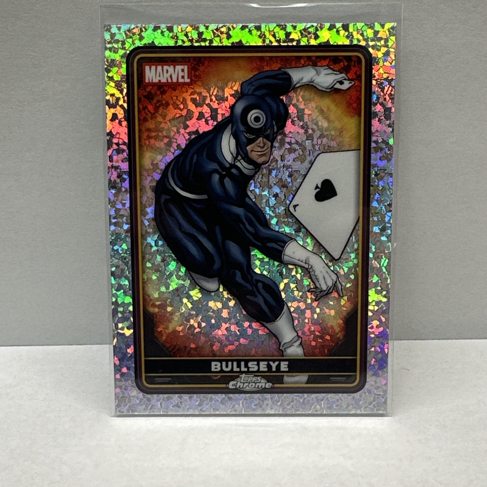 2025 Topps Chrome Marvel Deadpool Collection - Bullseye #19 "Mini Diamond"