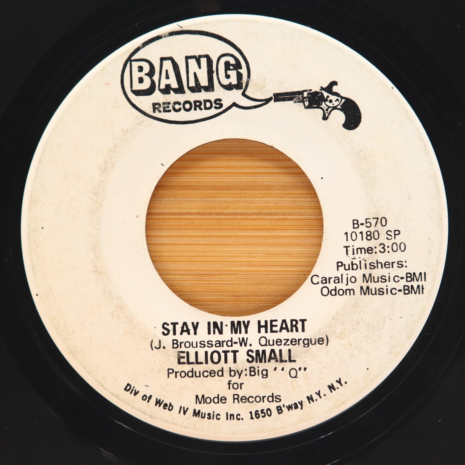 ELLIOTT SMALL - STAY IN MY HEART / GIRLS ARE MADE FOR LOVIN'  - SOUL  45  PROMO