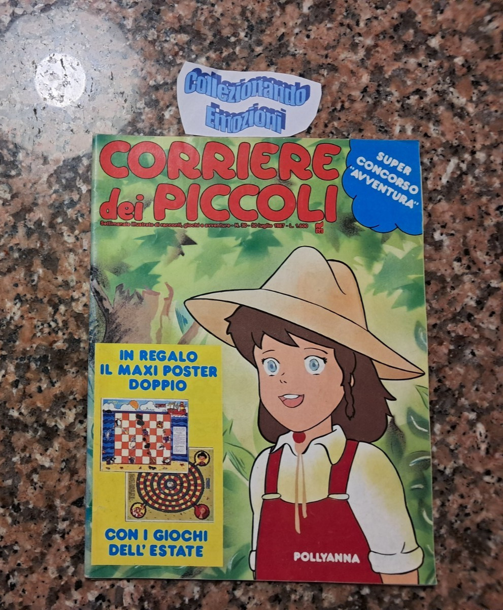 Corriere dei piccoli 30 1987-PollyAnna-Maxi Poster doppio-Ronfi-Pimpa-