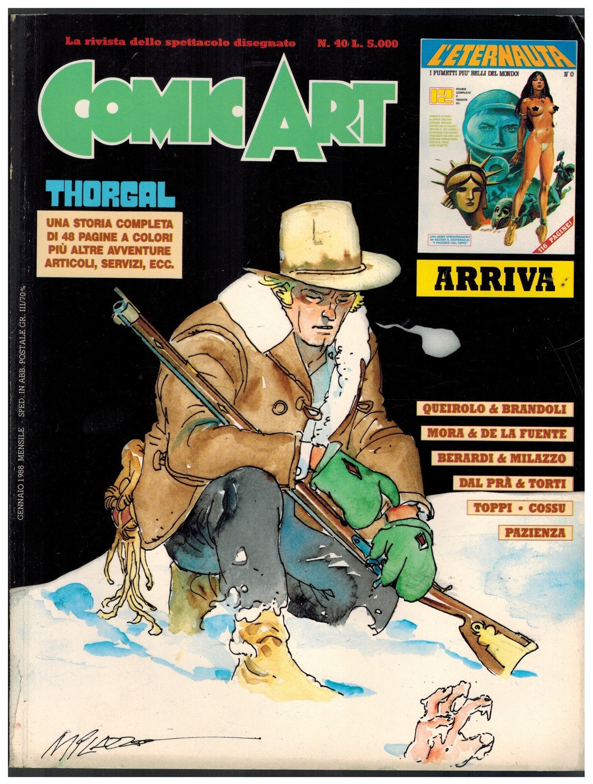 Comic Art 40 Brandoli Pazienza De La Fuente 1988