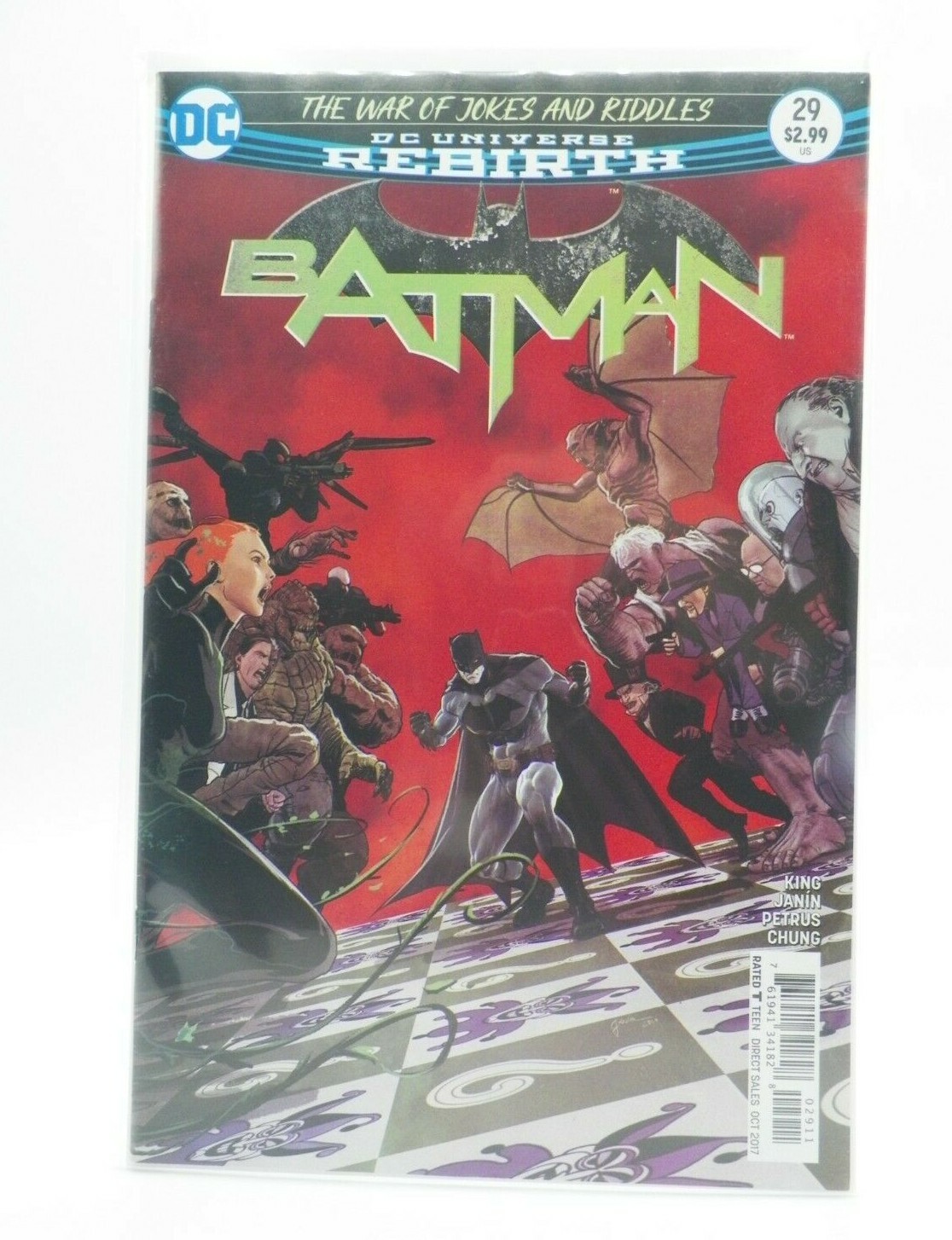 DC Universe Rebirth Batman #29 2017 DC Comics ottime condizioni