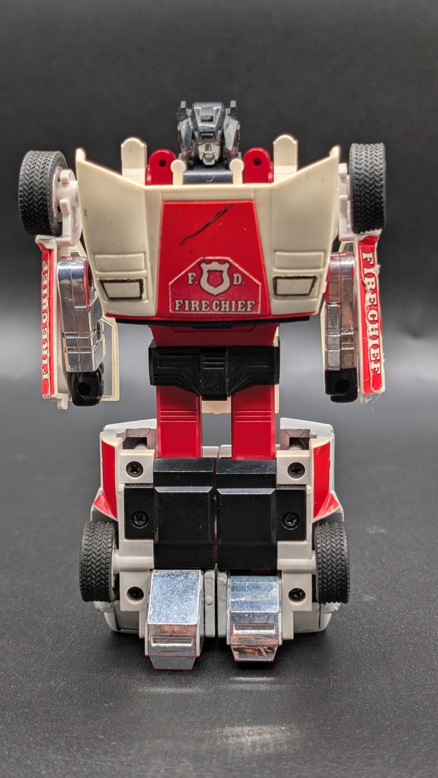 1985 Hasbro Takara Transformers G1 Red Alert 4" Figure Fire Chief Lamborghini 