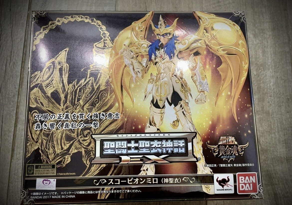 Bandai Myth Cloth EX Soul of Gold Scorpio Milo