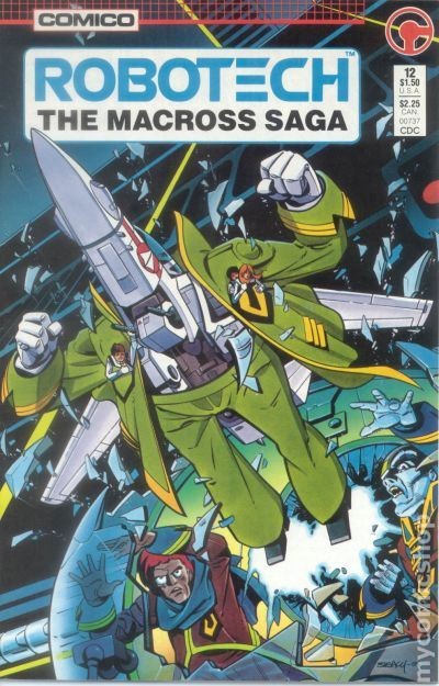 Robotech La Saga Macross #12 FN- 5.5 1986 Immagine Stock Basso Grado